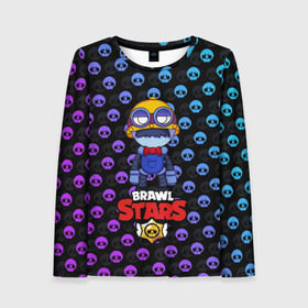 Женский лонгслив 3D с принтом Brawl Stars в городе Новоалтайск, 100% полиэстер | длинные рукава, круглый вырез горловины, полуприлегающий силуэт | brawl | brawl stars | stars | бравл | бравл старс | браво старс | игра | компьютерная | онлайн | старс