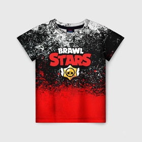 Детская футболка 3D с принтом BRAWL STARS в городе Новоалтайск, 100% гипоаллергенный полиэфир | прямой крой, круглый вырез горловины, длина до линии бедер, чуть спущенное плечо, ткань немного тянется | android | brawl stars | games | mobile game | stars | игры | мобильные игры