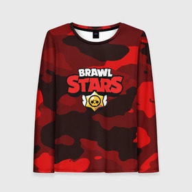 Женский лонгслив 3D с принтом BRAWL STARS в городе Новоалтайск, 100% полиэстер | длинные рукава, круглый вырез горловины, полуприлегающий силуэт | android | brawl stars | games | mobile game | stars | игры | мобильные игры