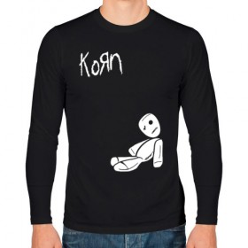 Мужской лонгслив хлопок с принтом Korn в городе Новоалтайск, 100% хлопок |  | korn | koяn | альтернативный | арвизу | гранж | грув | группа | дэвис | корн | коян | лузье | манки | метал | музыка | нюметал | панк | песни | рок | уэлч | филди | филипп | хэд | череп | шаффер
