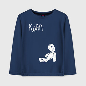 Детский лонгслив хлопок с принтом Korn в городе Новоалтайск, 100% хлопок | круглый вырез горловины, полуприлегающий силуэт, длина до линии бедер | korn | koяn | альтернативный | арвизу | гранж | грув | группа | дэвис | корн | коян | лузье | манки | метал | музыка | нюметал | панк | песни | рок | уэлч | филди | филипп | хэд | череп | шаффер