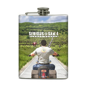 Фляга с принтом SERIOUS SAM 4: PLANET BADASS в городе Новоалтайск, металлический корпус | емкость 0,22 л, размер 125 х 94 мм. Виниловая наклейка запечатывается полностью | bomb | croteam | game | games | logo | planet | sam | serious | shooter | symbol | боевик | бомба | бомбочка | игра | игры | крутой | лого | логотип | серьезный | символ | сириус | сэм | шутер