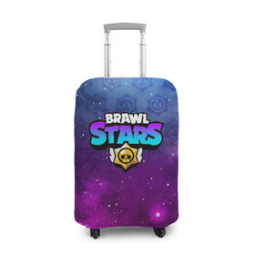 Чехол для чемодана 3D с принтом BRAWL STARS в городе Новоалтайск, 86% полиэфир, 14% спандекс | двустороннее нанесение принта, прорези для ручек и колес | brawl stars | bull | colt | leon | stars | берли | бо | брок | ворон | джесси | динамайк | дэррил | кольт | леон | мортис | нита | пайпер | пенни | поко | пэм | рикошет | спайк | тара | фрэнк | шелли | эль примо
