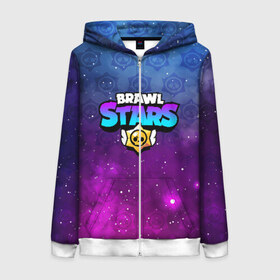 Женская толстовка 3D на молнии с принтом BRAWL STARS в городе Новоалтайск, 100% полиэстер | длина до линии бедра, манжеты и пояс оформлены мягкой тканевой резинкой, двухслойный капюшон со шнурком для регулировки, спереди молния, по бокам два кармана | brawl stars | bull | colt | leon | stars | берли | бо | брок | ворон | джесси | динамайк | дэррил | кольт | леон | мортис | нита | пайпер | пенни | поко | пэм | рикошет | спайк | тара | фрэнк | шелли | эль примо