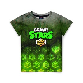 Детская футболка 3D с принтом BRAWL STARS в городе Новоалтайск, 100% гипоаллергенный полиэфир | прямой крой, круглый вырез горловины, длина до линии бедер, чуть спущенное плечо, ткань немного тянется | Тематика изображения на принте: brawl stars | bull | colt | leon | stars | берли | бо | брок | ворон | джесси | динамайк | дэррил | кольт | леон | мортис | нита | пайпер | пенни | поко | пэм | рикошет | спайк | тара | фрэнк | шелли | эль примо