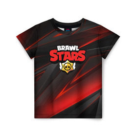 Детская футболка 3D с принтом BRAWL STARS в городе Новоалтайск, 100% гипоаллергенный полиэфир | прямой крой, круглый вырез горловины, длина до линии бедер, чуть спущенное плечо, ткань немного тянется | Тематика изображения на принте: brawl stars | bull | colt | leon | stars | берли | бо | брок | ворон | джесси | динамайк | дэррил | кольт | леон | мортис | нита | пайпер | пенни | поко | пэм | рикошет | спайк | тара | фрэнк | шелли | эль примо