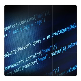 Магнитный плакат 3Х3 с принтом CODE STYLE в городе Новоалтайск, Полимерный материал с магнитным слоем | 9 деталей размером 9*9 см | hugo weaving | pc | the matrix | код | компьютеры | матрица | матрица 4 | программист | программный код | цифры