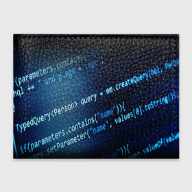 Обложка для студенческого билета с принтом CODE STYLE в городе Новоалтайск, натуральная кожа | Размер: 11*8 см; Печать на всей внешней стороне | hugo weaving | pc | the matrix | код | компьютеры | матрица | матрица 4 | программист | программный код | цифры