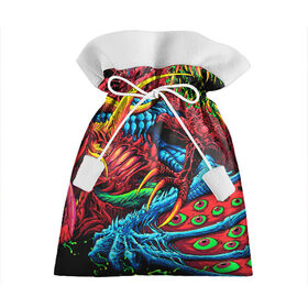 Подарочный 3D мешок с принтом CS GO hyper beast skin в городе Новоалтайск, 100% полиэстер | Размер: 29*39 см | awp | counter strike | cs go | cs go global offensive | hyper beast | skin cs | team cs | команды cs | скины оружия | скоростной зверь | хайпер бист