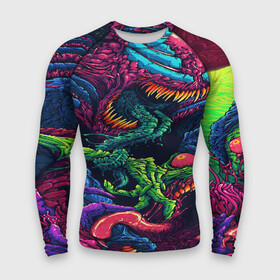 Мужской рашгард 3D с принтом CS GO hyper beast skin в городе Новоалтайск,  |  | awp | counter strike | cs go | cs go global offensive | hyper beast | skin cs | team cs | команды cs | скины оружия | скоростной зверь | хайпер бист