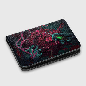 Картхолдер с принтом CS GO hyper beast skin: в городе Новоалтайск, натуральная матовая кожа | размер 7,3 х 10 см; кардхолдер имеет 4 кармана для карт; | awp | counter strike | cs go | cs go global offensive | hyper beast | skin cs | team cs | команды cs | скины оружия | скоростной зверь | хайпер бист