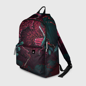Рюкзак 3D с принтом CS GO hyper beast skin в городе Новоалтайск, 100% полиэстер | лямки с регулируемой длиной, сверху петелька, чтобы рюкзак можно было повесить на вешалку. Основное отделение закрывается на молнию, как и внешний карман. Внутри два дополнительных кармана, один из которых закрывается на молнию. По бокам два дополнительных кармашка | Тематика изображения на принте: awp | counter strike | cs go | cs go global offensive | hyper beast | skin cs | team cs | команды cs | скины оружия | скоростной зверь | хайпер бист
