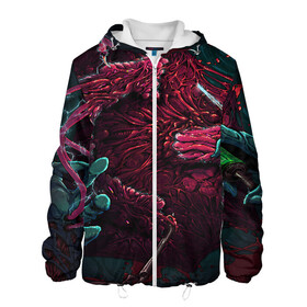 Мужская куртка 3D с принтом CS GO hyper beast skin в городе Новоалтайск, ткань верха — 100% полиэстер, подклад — флис | прямой крой, подол и капюшон оформлены резинкой с фиксаторами, два кармана без застежек по бокам, один большой потайной карман на груди. Карман на груди застегивается на липучку | awp | counter strike | cs go | cs go global offensive | hyper beast | skin cs | team cs | команды cs | скины оружия | скоростной зверь | хайпер бист