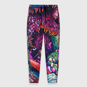 Мужские брюки 3D с принтом CS GO hyper beast skin в городе Новоалтайск, 100% полиэстер | манжеты по низу, эластичный пояс регулируется шнурком, по бокам два кармана без застежек, внутренняя часть кармана из мелкой сетки | awp | counter strike | cs go | cs go global offensive | hyper beast | skin cs | team cs | команды cs | скины оружия | скоростной зверь | хайпер бист