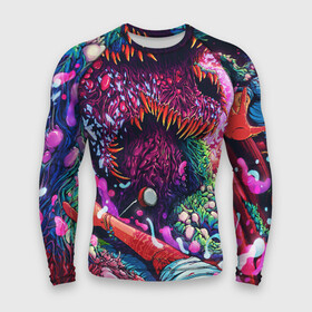 Мужской рашгард 3D с принтом CS GO hyper beast skin в городе Новоалтайск,  |  | awp | counter strike | cs go | cs go global offensive | hyper beast | skin cs | team cs | команды cs | скины оружия | скоростной зверь | хайпер бист
