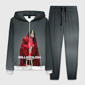 Мужской костюм 3D с принтом Billie Eilish в городе Новоалтайск, 100% полиэстер | Манжеты и пояс оформлены тканевой резинкой, двухслойный капюшон со шнурком для регулировки, карманы спереди | at | billie | don’t | eilish | electronic | eyes | me | music | ocean | pirate | smile | synthpop | usa | айлиш | билли | музыка | пайрэт | синти поп | сша | электронная | электропоп