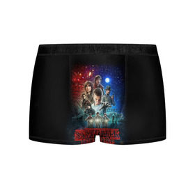 Мужские трусы 3D с принтом Stranger Things в городе Новоалтайск, 50% хлопок, 50% полиэстер | классическая посадка, на поясе мягкая тканевая резинка | beyond | eleven | hopper | jane | mike | stranger | things | wheeler | дастин | дела | джейн | загадочные | майк | одиннадцать | очень | события | странные | уилер | хендерсон | хоппер