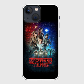 Чехол для iPhone 13 mini с принтом Stranger Things в городе Новоалтайск,  |  | beyond | eleven | hopper | jane | mike | stranger | things | wheeler | дастин | дела | джейн | загадочные | майк | одиннадцать | очень | события | странные | уилер | хендерсон | хоппер