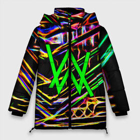 Женская зимняя куртка 3D с принтом ALAN WALKER DJ в городе Новоалтайск, верх — 100% полиэстер; подкладка — 100% полиэстер; утеплитель — 100% полиэстер | длина ниже бедра, силуэт Оверсайз. Есть воротник-стойка, отстегивающийся капюшон и ветрозащитная планка. 

Боковые карманы с листочкой на кнопках и внутренний карман на молнии | alan walker | aw | electro | electro music | music | алан уокер | музыка | музыкант | электро | электронная музыка