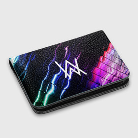 Картхолдер с принтом с принтом ALAN WALKER в городе Новоалтайск, натуральная матовая кожа | размер 7,3 х 10 см; кардхолдер имеет 4 кармана для карт; | Тематика изображения на принте: alan walker | aw | electro | electro music | music | алан уокер | музыка | музыкант | электро | электронная музыка