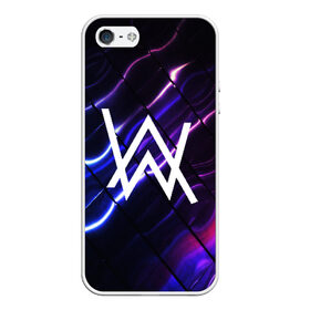 Чехол для iPhone 5/5S матовый с принтом ALAN WALKER в городе Новоалтайск, Силикон | Область печати: задняя сторона чехла, без боковых панелей | alan walker | aw | electro | electro music | music | алан уокер | музыка | музыкант | электро | электронная музыка