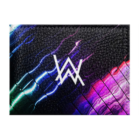 Обложка для студенческого билета с принтом ALAN WALKER в городе Новоалтайск, натуральная кожа | Размер: 11*8 см; Печать на всей внешней стороне | Тематика изображения на принте: alan walker | aw | electro | electro music | music | алан уокер | музыка | музыкант | электро | электронная музыка