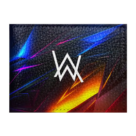 Обложка для студенческого билета с принтом ALAN WALKER STRIPES в городе Новоалтайск, натуральная кожа | Размер: 11*8 см; Печать на всей внешней стороне | Тематика изображения на принте: alan walker | aw | electro | electro music | music | алан уокер | музыка | музыкант | электро | электронная музыка