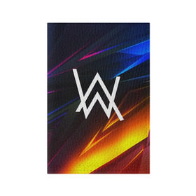 Обложка для паспорта матовая кожа с принтом ALAN WALKER STRIPES в городе Новоалтайск, натуральная матовая кожа | размер 19,3 х 13,7 см; прозрачные пластиковые крепления | Тематика изображения на принте: alan walker | aw | electro | electro music | music | алан уокер | музыка | музыкант | электро | электронная музыка