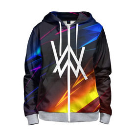 Детская толстовка 3D на молнии с принтом ALAN WALKER STRIPES в городе Новоалтайск, 100% полиэстер |  манжеты и пояс оформлены широкой мягкой резинкой, двухслойный капюшон со шнурком для регулировки, спереди карманы и застежка-молния
 | alan walker | aw | electro | electro music | music | алан уокер | музыка | музыкант | электро | электронная музыка