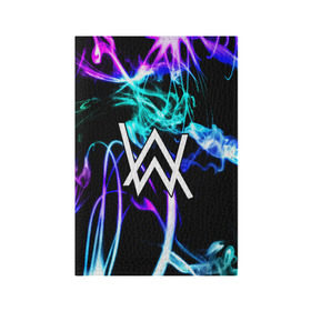 Обложка для паспорта матовая кожа с принтом ALAN WALKER в городе Новоалтайск, натуральная матовая кожа | размер 19,3 х 13,7 см; прозрачные пластиковые крепления | Тематика изображения на принте: alan walker | aw | electro | electro music | music | алан уокер | музыка | музыкант | электро | электронная музыка