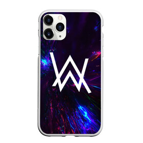Чехол для iPhone 11 Pro матовый с принтом ALAN WALKER NEON в городе Новоалтайск, Силикон |  | Тематика изображения на принте: alan walker | aw | electro | electro music | music | алан уокер | музыка | музыкант | электро | электронная музыка