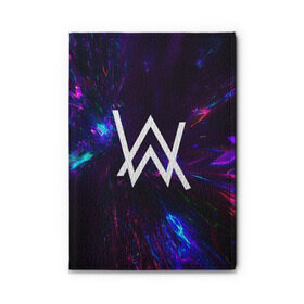 Обложка для автодокументов с принтом ALAN WALKER NEON в городе Новоалтайск, натуральная кожа |  размер 19,9*13 см; внутри 4 больших “конверта” для документов и один маленький отдел — туда идеально встанут права | Тематика изображения на принте: alan walker | aw | electro | electro music | music | алан уокер | музыка | музыкант | электро | электронная музыка