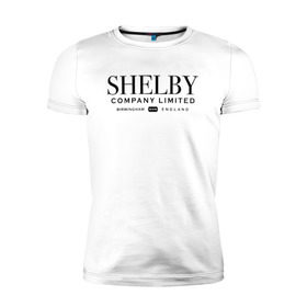Мужская футболка премиум с принтом Shelby company limited в городе Новоалтайск, 92% хлопок, 8% лайкра | приталенный силуэт, круглый вырез ворота, длина до линии бедра, короткий рукав | gin | peaky blinders | shelby | the garrison | альфи соломонс | артур | банда | братья | гаррисон | грейс берджесс | джин | джон | криминал | мафия | острые козырьки | сериал | томас | финн | шелби