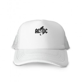 Кепка тракер с сеткой с принтом AC/DC в городе Новоалтайск, трикотажное полотно; задняя часть — сетка | длинный козырек, универсальный размер, пластиковая застежка | ac dc | acdc | acdc ас дс | австралийская | ангус янг | асдс | блюз | группа | крис слэйд | метал | молния | музыка | певцы | рок | рок н ролл | стиви янг | хард | хардрок | эксл роуз