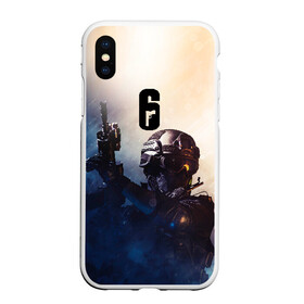 Чехол для iPhone XS Max матовый с принтом Tom Clancy’s Rainbow Six в городе Новоалтайск, Силикон | Область печати: задняя сторона чехла, без боковых панелей | Тематика изображения на принте: fuze | rainbow | rainbow six | tom clancy | tom clancy’s rainbow six | радуга | рэинбоусикс | щитовик