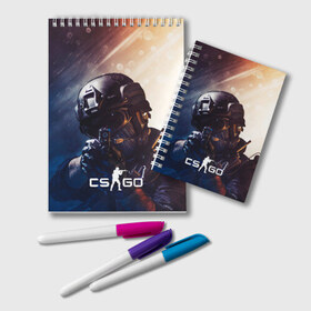 Блокнот с принтом CS GO в городе Новоалтайск, 100% бумага | 48 листов, плотность листов — 60 г/м2, плотность картонной обложки — 250 г/м2. Листы скреплены удобной пружинной спиралью. Цвет линий — светло-серый
 | beast | counterstike | csgo | hyper | hyperbeast | m4a1s | steam | винтовка | контра | кс | ксго | шмотки