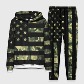 Мужской костюм 3D (с толстовкой) с принтом American Flag Camo в городе Новоалтайск,  |  | eagle | states | united | usa | армейские | армия | камуфляж | орел | служба | снайпер | соединенных | солдат | сша | форма | штатов