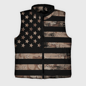 Мужской жилет утепленный 3D с принтом American Flag Camo в городе Новоалтайск,  |  | eagle | states | united | usa | армейские | армия | камуфляж | орел | служба | снайпер | соединенных | солдат | сша | форма | штатов