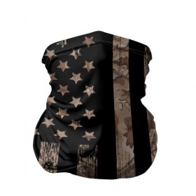 Бандана-труба 3D с принтом American Flag Camo в городе Новоалтайск, 100% полиэстер, ткань с особыми свойствами — Activecool | плотность 150‒180 г/м2; хорошо тянется, но сохраняет форму | eagle | states | united | usa | армейские | армия | камуфляж | орел | служба | снайпер | соединенных | солдат | сша | форма | штатов