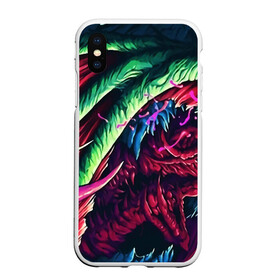 Чехол для iPhone XS Max матовый с принтом HYPER BEAST в городе Новоалтайск, Силикон | Область печати: задняя сторона чехла, без боковых панелей | awp | counter strike | cs go | cs go global offensive | hyper beast | skin cs | team cs | команды cs | скины оружия | скоростной зверь | хайпер бист