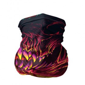 Бандана-труба 3D с принтом HyperBeast в городе Новоалтайск, 100% полиэстер, ткань с особыми свойствами — Activecool | плотность 150‒180 г/м2; хорошо тянется, но сохраняет форму | Тематика изображения на принте: awp | counter strike | cs go | cs go global offensive | hyper beast | skin cs | team cs | команды cs | скины оружия | скоростной зверь | хайпер бист