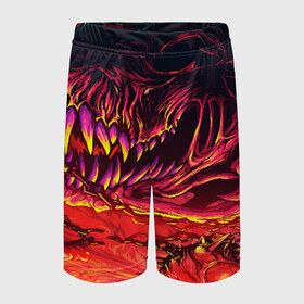 Детские спортивные шорты 3D с принтом HyperBeast в городе Новоалтайск,  100% полиэстер
 | пояс оформлен широкой мягкой резинкой, ткань тянется
 | awp | counter strike | cs go | cs go global offensive | hyper beast | skin cs | team cs | команды cs | скины оружия | скоростной зверь | хайпер бист