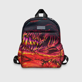 Детский рюкзак 3D с принтом HyperBeast в городе Новоалтайск, 100% полиэстер | лямки с регулируемой длиной, сверху петелька, чтобы рюкзак можно было повесить на вешалку. Основное отделение закрывается на молнию, как и внешний карман. Внутри дополнительный карман. По бокам два дополнительных кармашка | awp | counter strike | cs go | cs go global offensive | hyper beast | skin cs | team cs | команды cs | скины оружия | скоростной зверь | хайпер бист