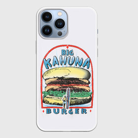 Чехол для iPhone 13 Pro Max с принтом Big Kahuna Burger в городе Новоалтайск,  |  | Тематика изображения на принте: big kahuna | burger | kahuna | pulp fiction | голливуд | кино | криминальное чтиво