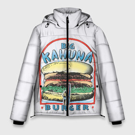 Мужская зимняя куртка 3D с принтом Big Kahuna Burger в городе Новоалтайск, верх — 100% полиэстер; подкладка — 100% полиэстер; утеплитель — 100% полиэстер | длина ниже бедра, свободный силуэт Оверсайз. Есть воротник-стойка, отстегивающийся капюшон и ветрозащитная планка. 

Боковые карманы с листочкой на кнопках и внутренний карман на молнии. | big kahuna | burger | kahuna | pulp fiction | голливуд | кино | криминальное чтиво