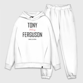 Мужской костюм хлопок OVERSIZE с принтом Tony Ferguson в городе Новоалтайск,  |  | Тематика изображения на принте: cucuy | el cucuy | mma | tony ferguson | ufc | бабайка | бугимен | конор | мма | орел | тони | тони фергюсон | хабиб | эль кукуй | юфс