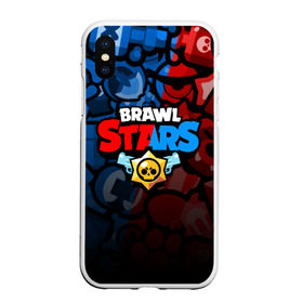 Чехол для iPhone XS Max матовый с принтом BRAWL STARS в городе Новоалтайск, Силикон | Область печати: задняя сторона чехла, без боковых панелей | android | brawl stars | colt | crow | games | leon | penny | poco. | shelly | spike | wanted | брав | бравл старс | звезды | игры | мобильные игры | старс