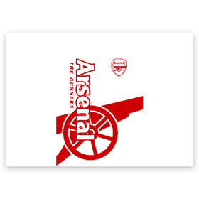 Поздравительная открытка с принтом Arsenal в городе Новоалтайск, 100% бумага | плотность бумаги 280 г/м2, матовая, на обратной стороне линовка и место для марки
 | Тематика изображения на принте: arsenal | arsenal fc | the gunners | английский клуб | арсенал | лондон | лондонский арсенал | премьер лига | футбол | футболист | футбольный клуб