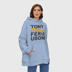 Худи SuperOversize хлопок с принтом Tony El Cucuy Ferguson в городе Новоалтайск, 70% хлопок, 30% полиэстер, мягкий начес внутри | карман-кенгуру, эластичная резинка на манжетах и по нижней кромке, двухслойный капюшон
 | el cucuy | ferguson | goin diamond | mma | tony | ufc | бабай. бабайка | бокс | борьба | джиу джитсу | тони | фергюсон | эль кукуй