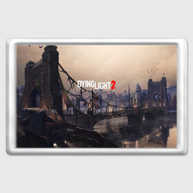 Магнит 45*70 с принтом DYING LIGHT 2 в городе Новоалтайск, Пластик | Размер: 78*52 мм; Размер печати: 70*45 | dying light | dying light 2 | dying light the following | dying light: the following | horror | survivor | зомби | игры | умирающий свет